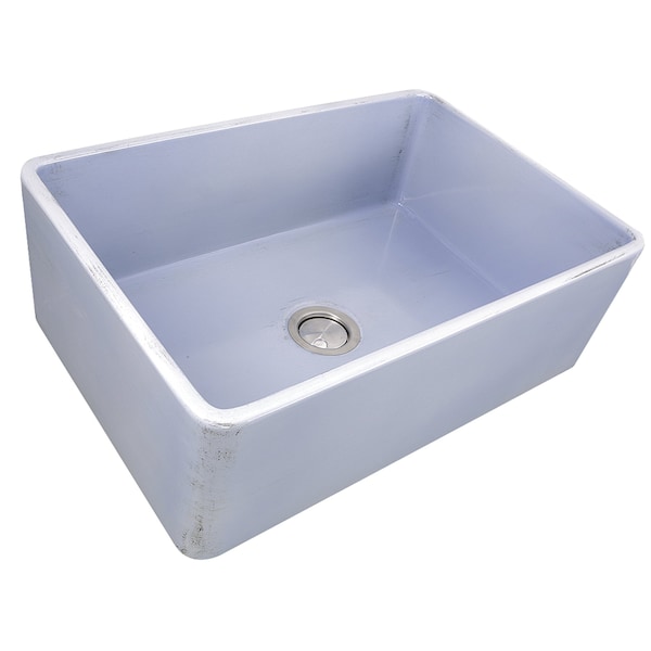 Nantucket Sinks 30-Inch Farmhouse Fireclay Sink with Shabby Sugar Finish FCFS3020S-ShabbySugar - main